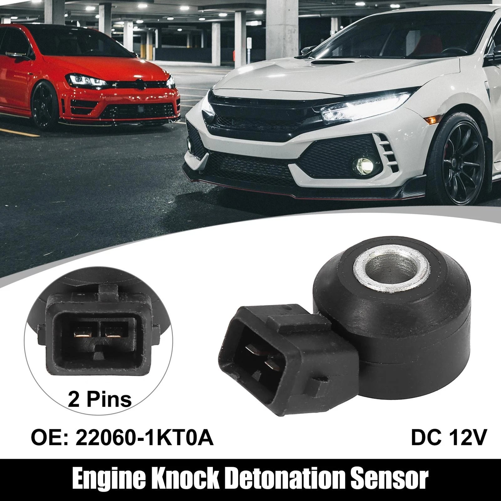 Detonation Knock Sensor 22060-1KT0A for Nissan Altima Maxima Sentra Versa (2002–2022)
