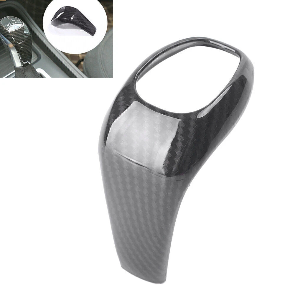 Carbon Fiber Gear Shift Knob Cover Trim for BMW X1 F48 (2016–2017)