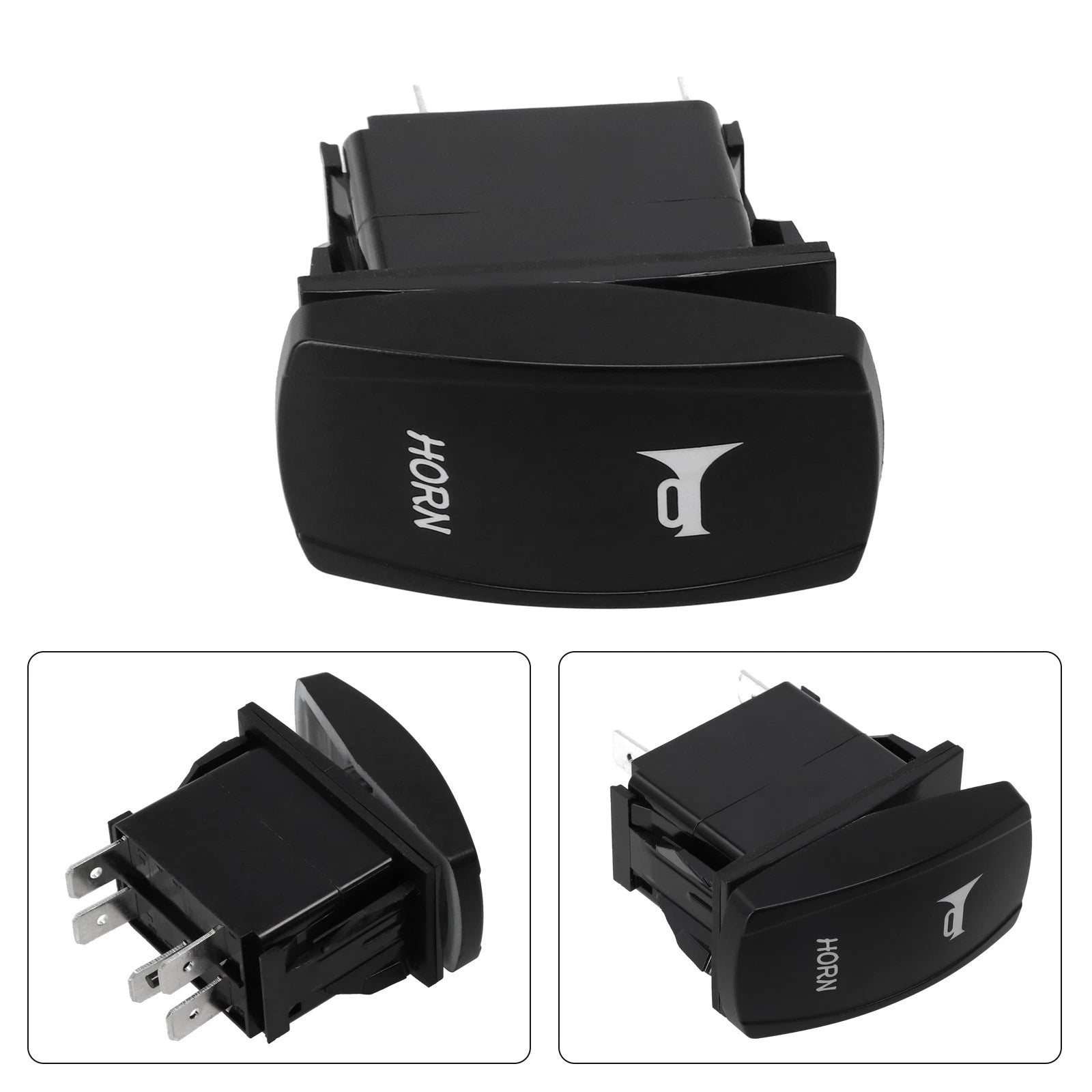 Blue LED Toggle Switch for Car Boat RV ATV (12V/24V) 5Pin Rocker Switch