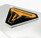 Chrome License Plate Frame Front for Ford Bronco Badlands (2021–2024)