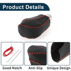 Gear Shift Knob Cover for Volkswagen Jetta (2012–2019) Black Red