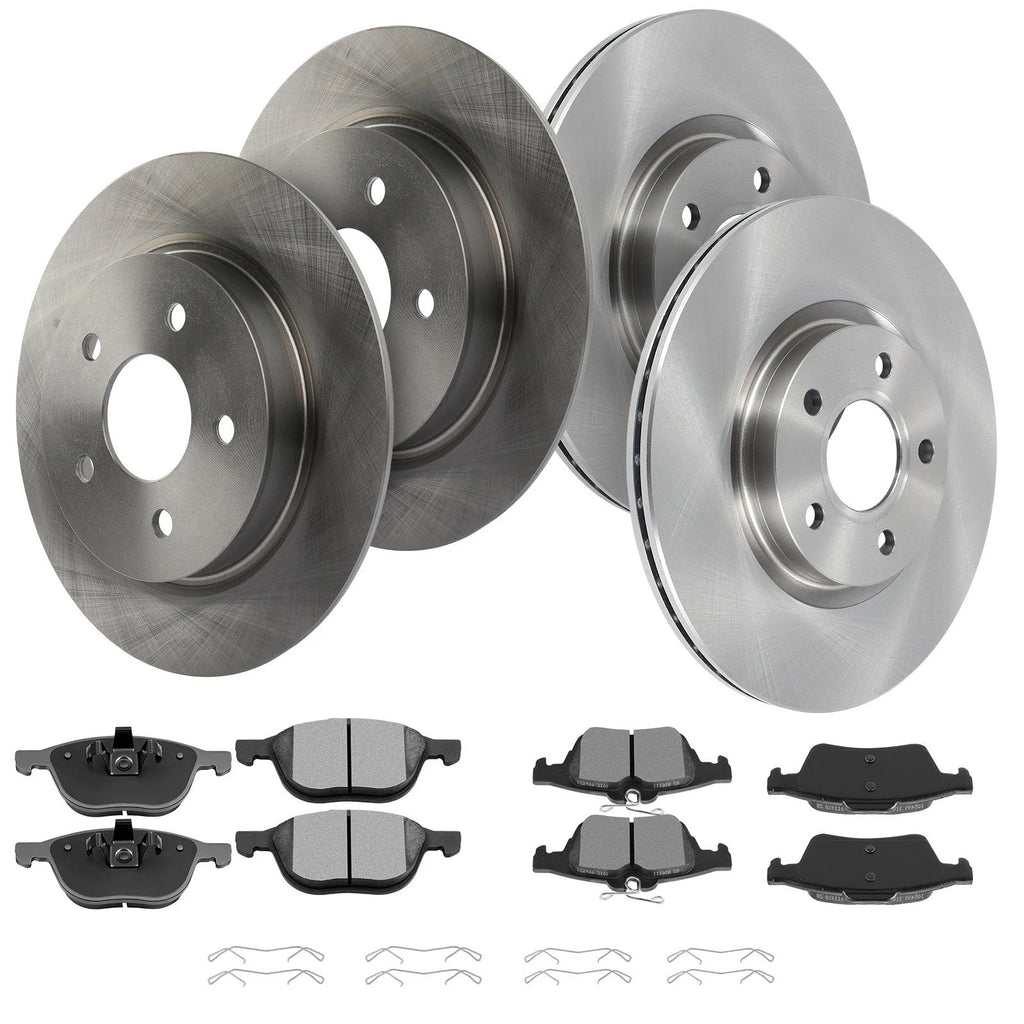 Front & Rear Brake Rotors & Pads for Ford Escape (2013–2016)