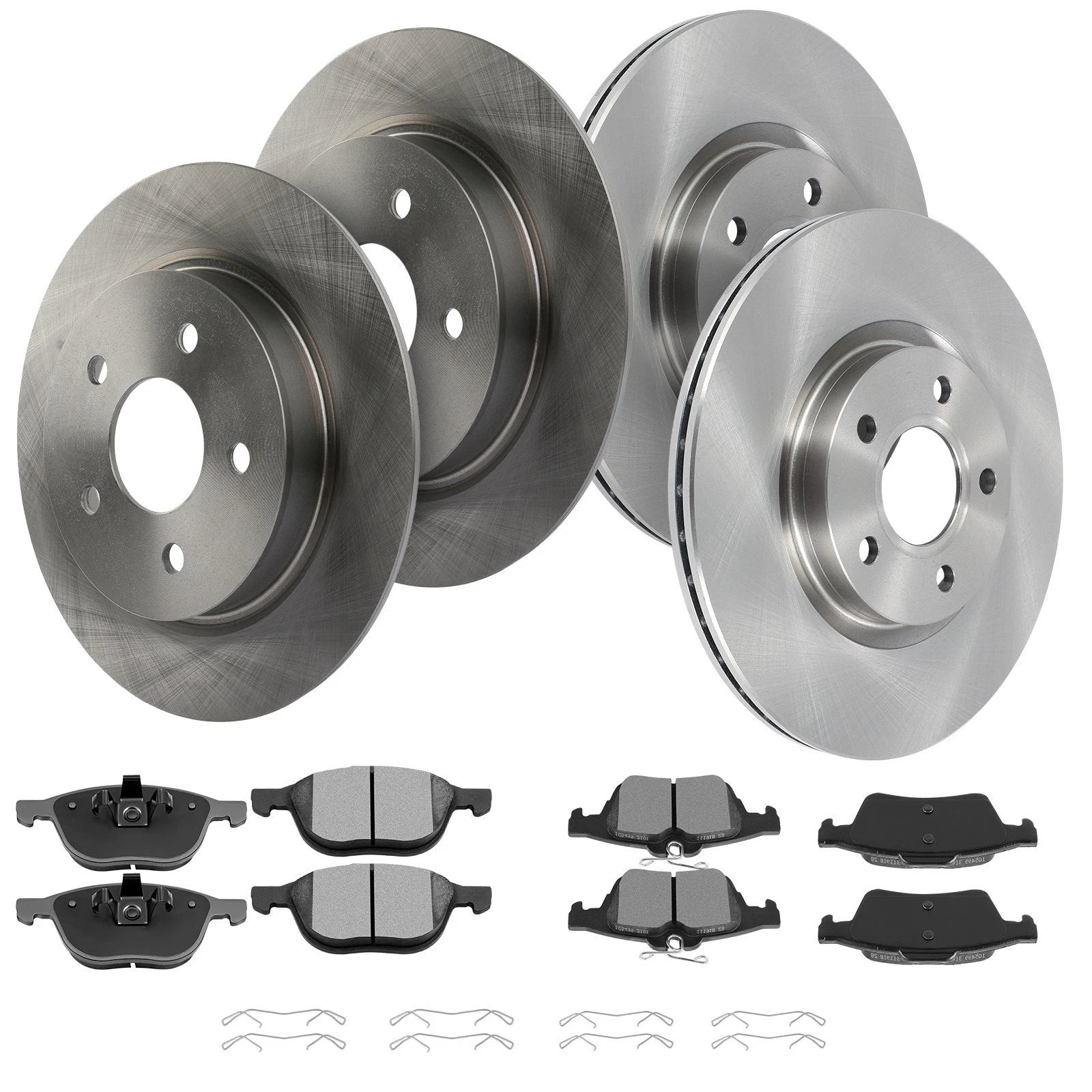 Front & Rear Brake Rotors & Pads for Ford Escape (2013–2016)