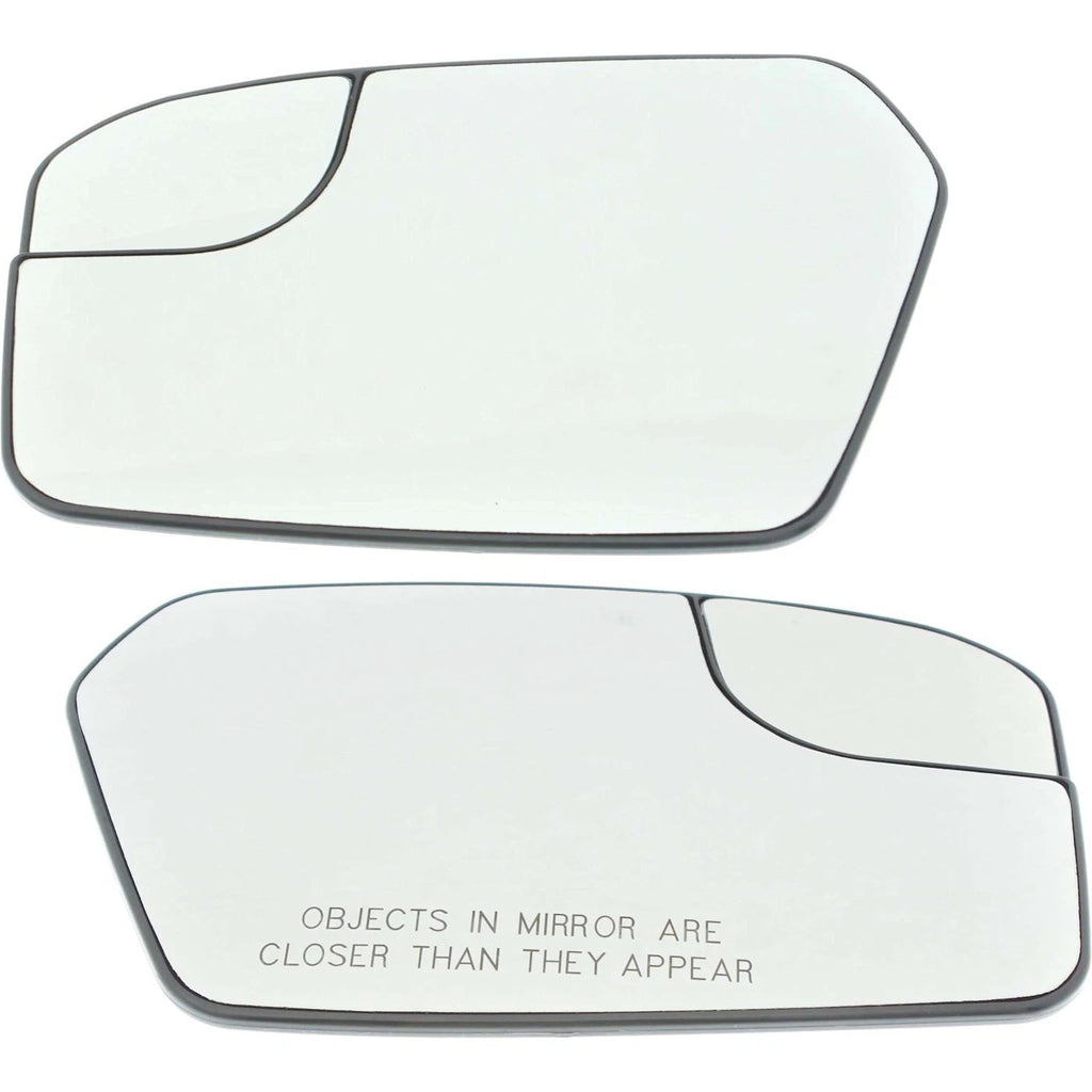 Set of 2 Mirror Glasses for Ford Fusion (Driver & Passenger Side)