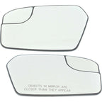 Set of 2 Mirror Glasses for Ford Fusion (Driver & Passenger Side)