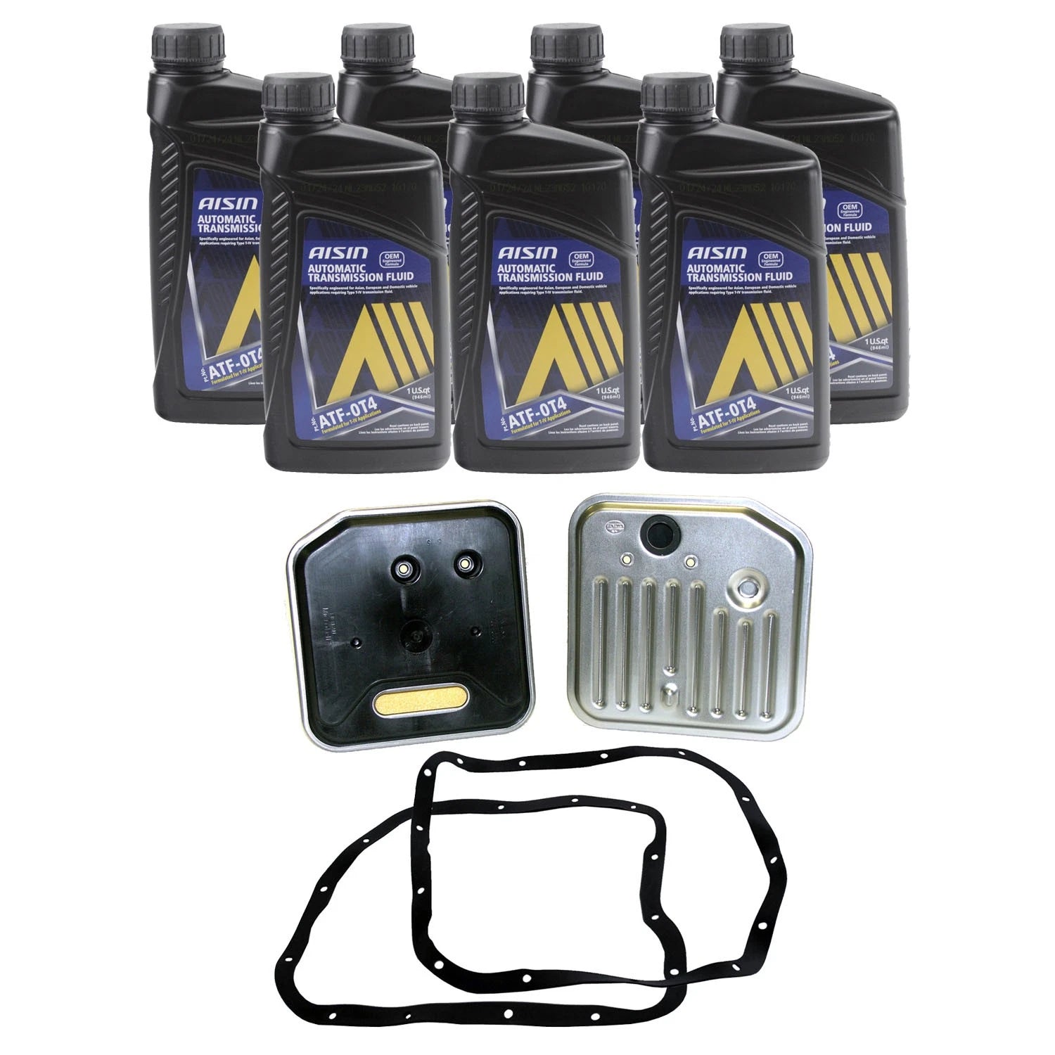 7Qt AISIN Automatic Transmission Oil T-IV & Wix Filter Kit for Dodge Ram 2500 3500 (2003–2023)