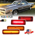 Set of 4 Amber LED Side Marker Lights for El Camino & Caballero (1978–1987)