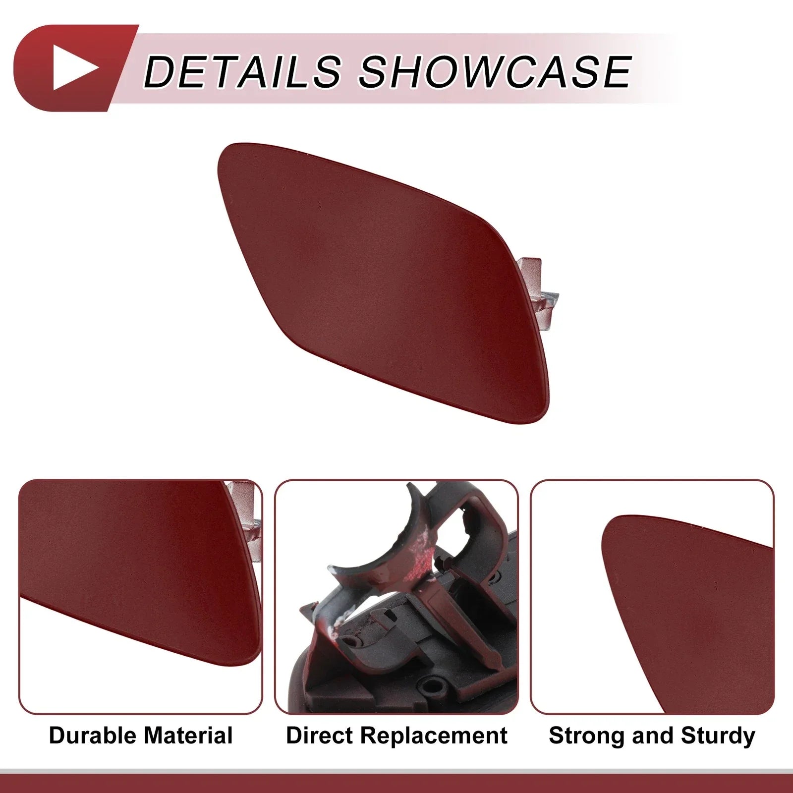 Bumper Trim Nozzle Cover for BMW Z4 Dark Red (2009-2016)