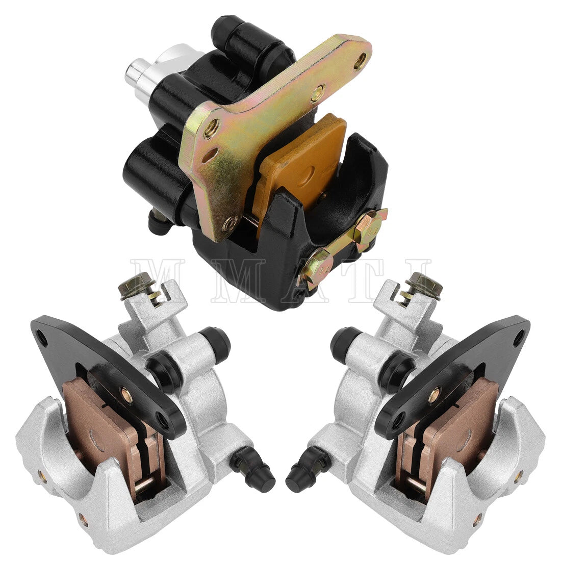 Front Rear Brake Calipers & Pads for Honda TRX400EX Sportrax 400 (1999–2004)