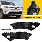 Set of 2 Front Bumper Support Spacer Brackets for Toyota RAV4 (2016–2018)