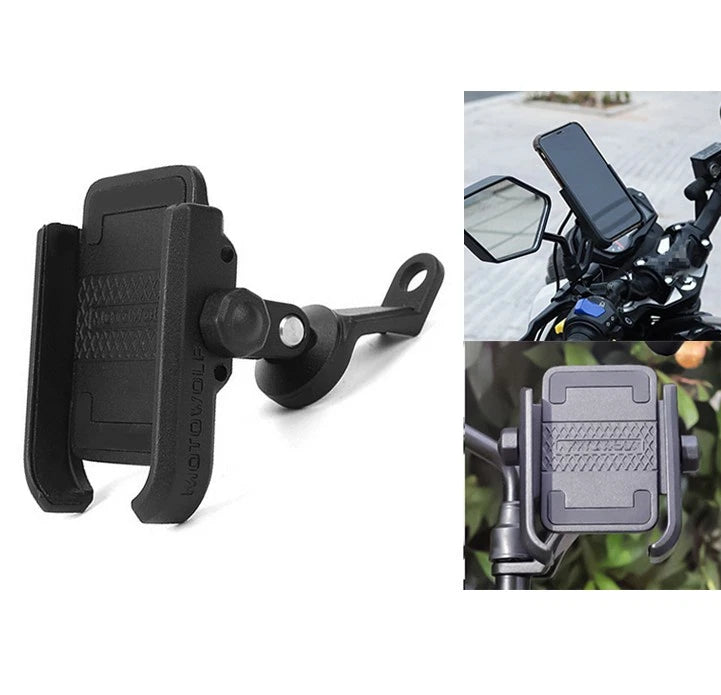 Motorcycle Cell Phone Mirror Base Holder for Harley Street Glide