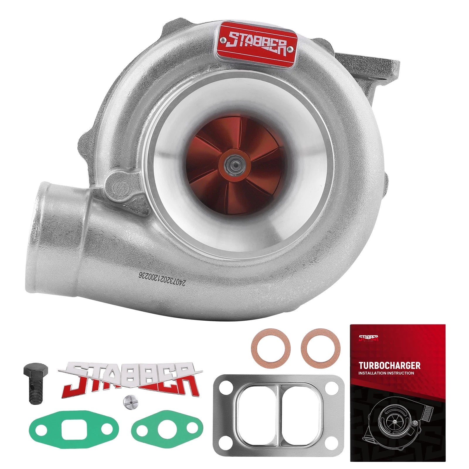 Upgeaded Billet Turbo Universal T70 T3 Twin-Scroll 500HP For 2.0-3.0L Engines