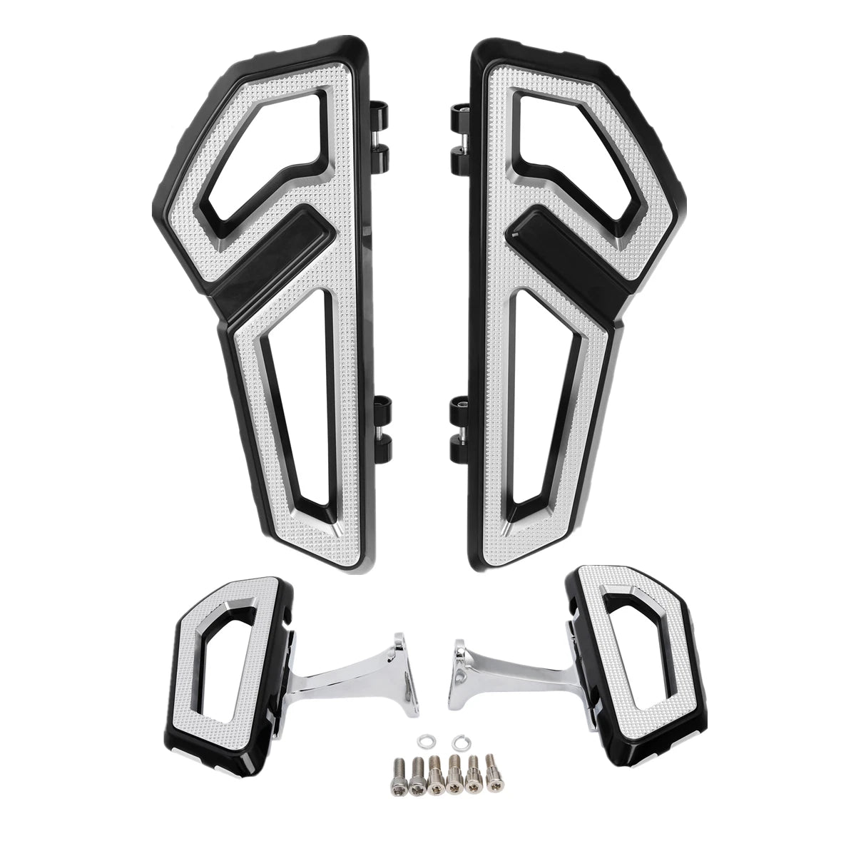 Front & Rear Floorboard Footboards for Harley Touring (1993–2024)