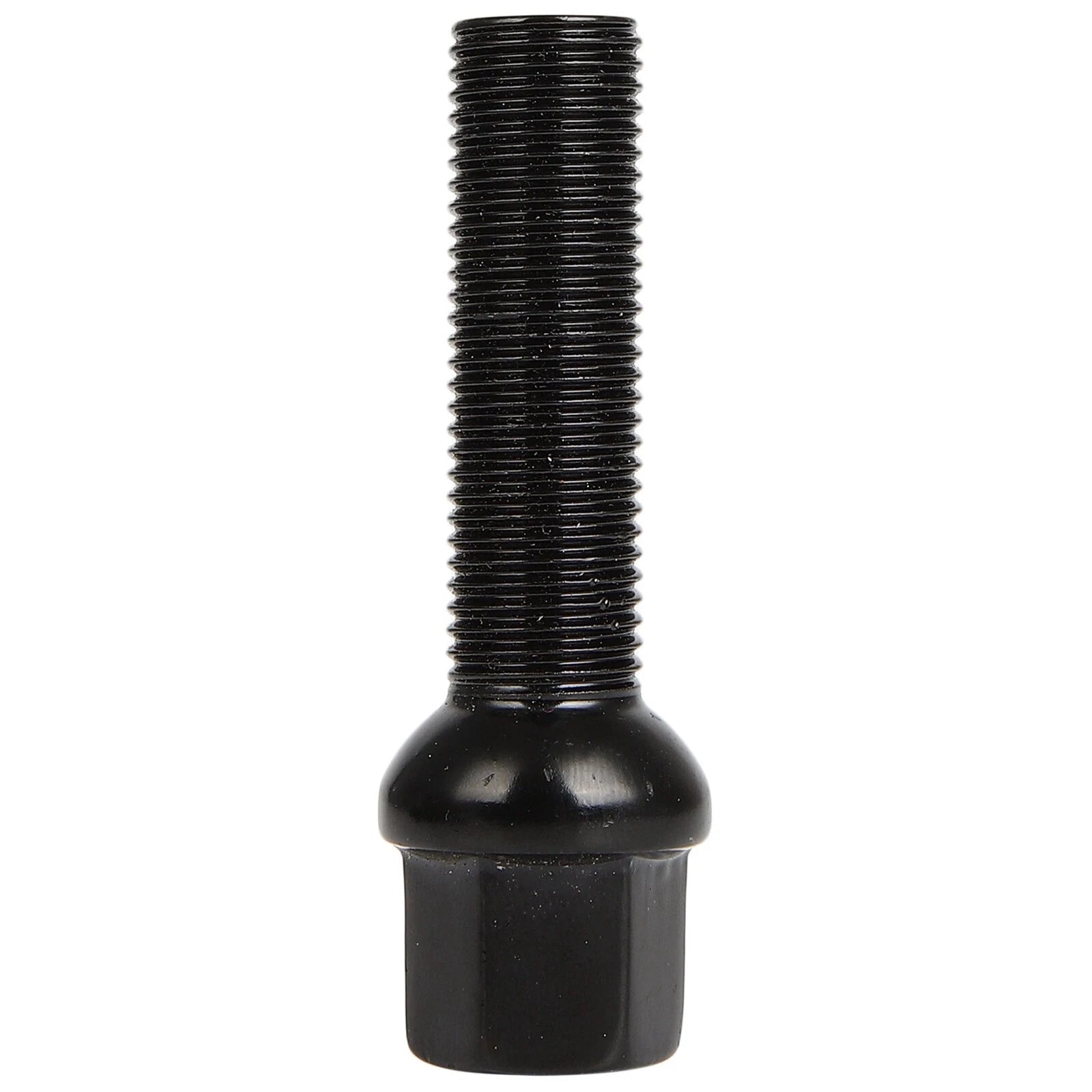 Set of 20 Extended Lug Bolts 14x1.5 Black Ball Seat for VW Audi