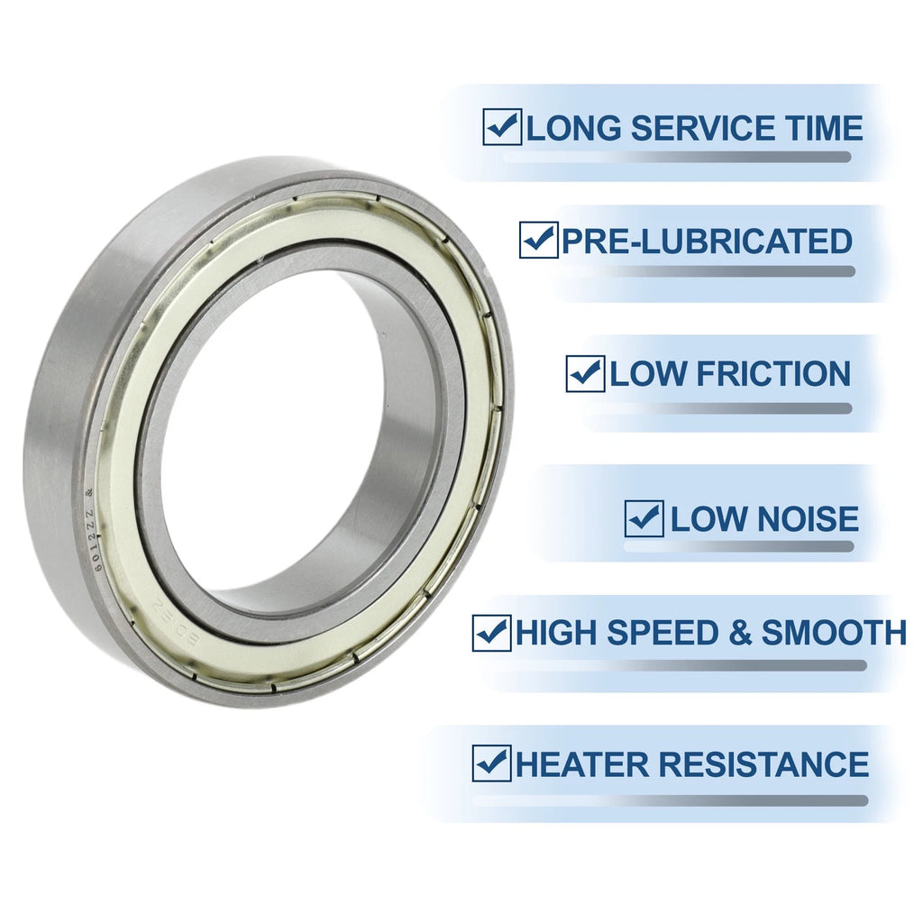 Deep Groove Ball Bearing 6012ZZ for Scooter Skateboard Wheel (60x95x18mm)