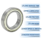 Deep Groove Ball Bearing 6012ZZ for Scooter Skateboard Wheel (60x95x18mm)
