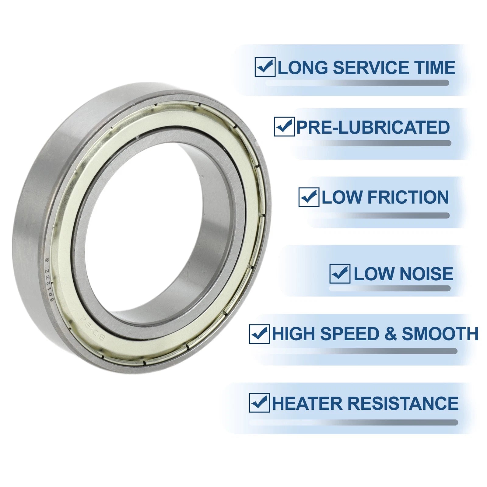 Deep Groove Ball Bearing 6012ZZ for Scooter Skateboard Wheel (60x95x18mm)