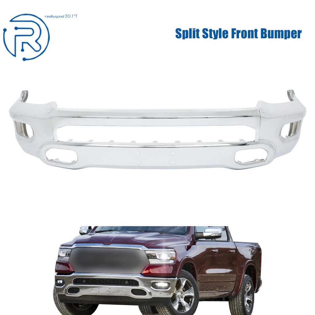 Chrome Front Bumper Face Bar for RAM 1500 (2019–2024)