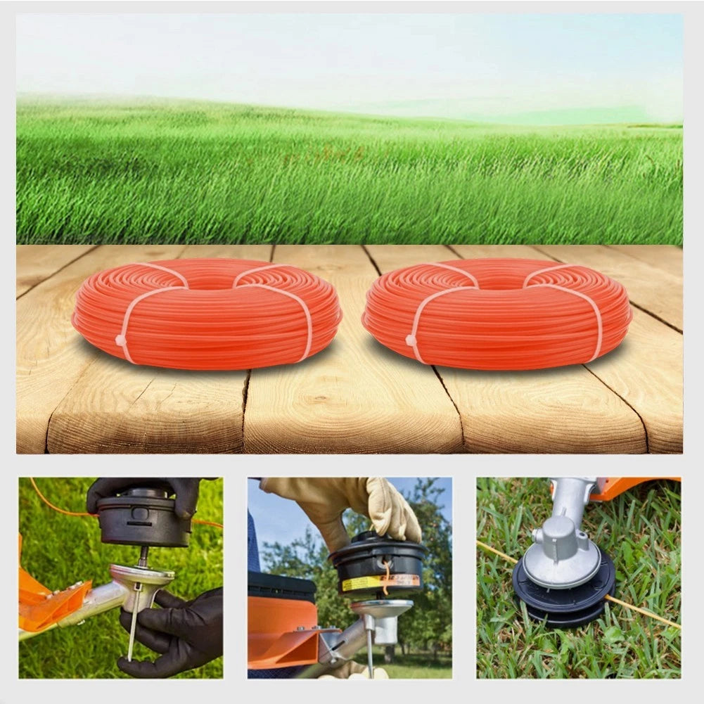 Mowing Line 200m Nylon 1.6mm Low Noise for Lawn Care Solutions