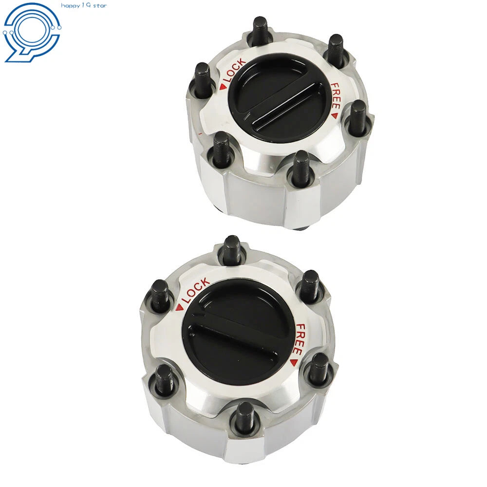 2X Manual Locking Hubs for Nissan D21 (1986–1997) - 28 Spline 40250-2S610