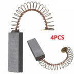Set of 4 Electric Motor Carbon Brushes Replacement Parts for