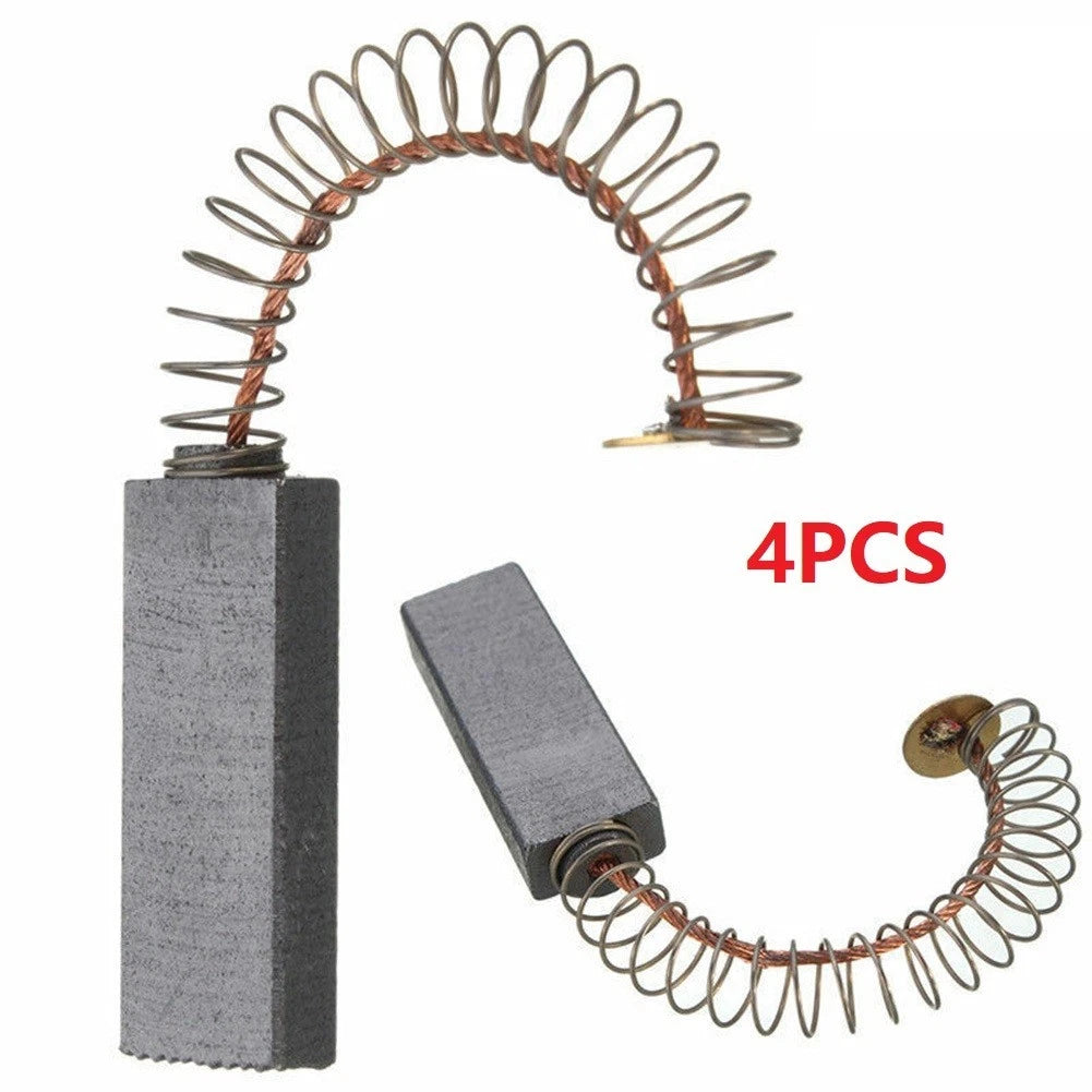 Set of 4 Electric Motor Carbon Brushes Replacement Parts for