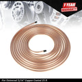 25 ft Copper Coated Brake Fuel & Trans Line Tubing for Universal 5/16"
