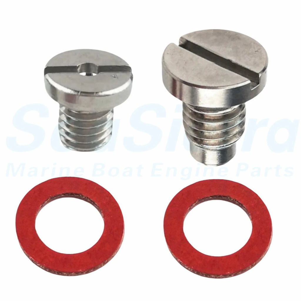 Lower Unit Drain Plug Kit for Yamaha 9.9-300HP (688-45341, 90340-08002, 90430-08020)