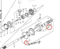 Lower Unit Oil Seal & O-ring for Suzuki Outboard Engines (09282-30006, 09280-00040)