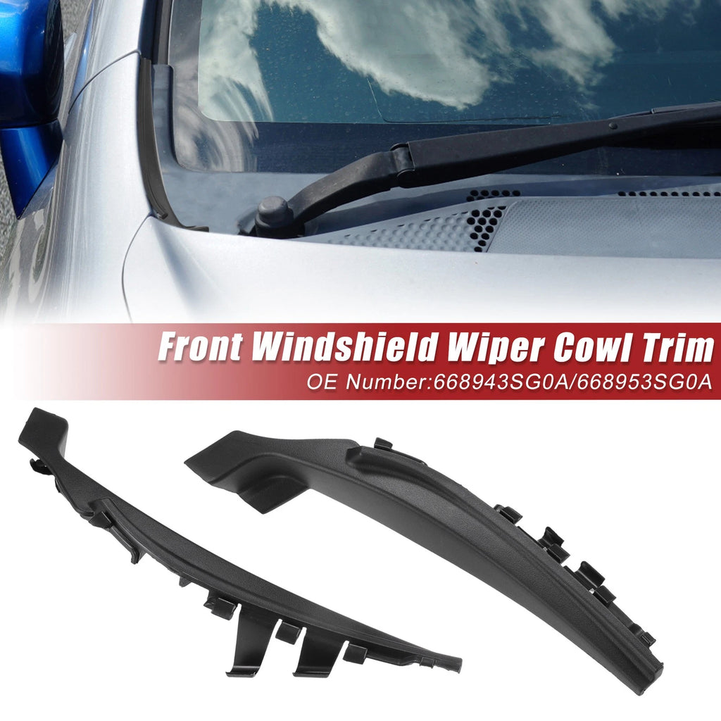 1 Pair Windshield Wiper Cowl Cover Trim for Nissan Sentra (2013–2019)