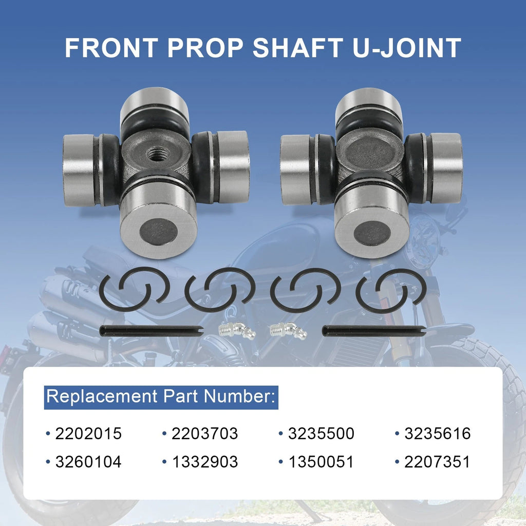 2X Front Prop Shaft U-Joint for Polaris Ranger (2006–2021)