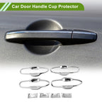 Set of 8 Chrome Door Handle Cup Protectors for Toyota Camry (2018–2024)