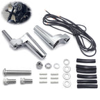 Chrome 39mm Turn Signal Relocation Kit for Harley XL (1988–2022)