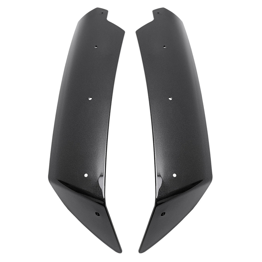 Trunk Spoiler Wing Side Winglets for Chevy Corvette C7 (2015–2019) Gloss Black