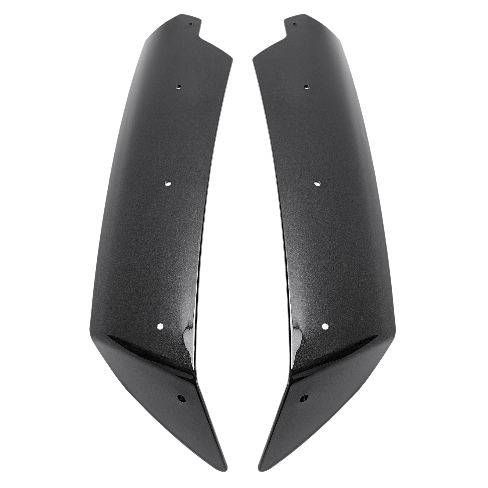 Trunk Spoiler Wing Side Winglets for Chevy Corvette C7 (2015–2019) Gloss Black