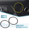 2Pcs Door Speaker Rings for Ford Mustang (2015–2020) 724708653541