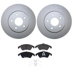 Front Brake Kit 295mm Disc Rotors & TRW Low-Met Pads for MB W204 C250 W212 E250 (2007–2016)