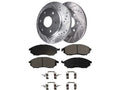 Front Brake Pad and Rotor Kit for Suzuki Equator (2009–2012) JP348QV