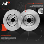 Disc Brake Rotor & Ceramic Pad Set for Chrysler Jeep Cherokee