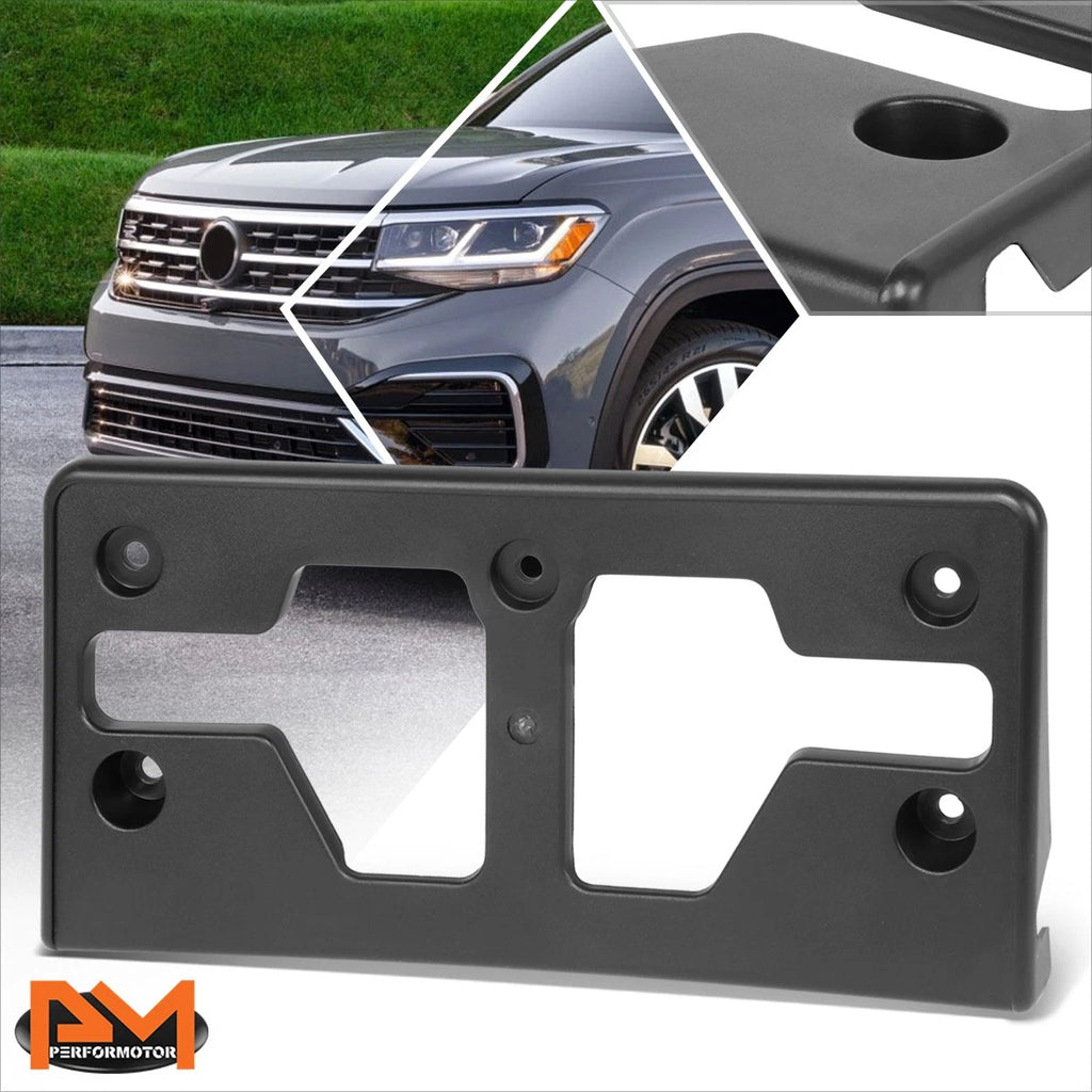Front Bumper License Plate Mounting Bracket for VW Atlas R-Line (2020–2023)