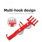 Magnetic Hanger Rack for Air Impact Wrench with Hooks for Tool Storage
