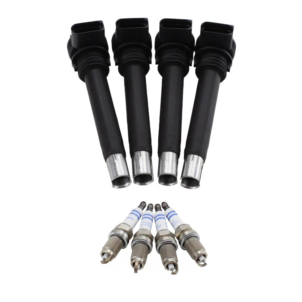Set of 4 Ignition Coils for Audi A3 CC L4 (OE Fine Wire Double Platinum)