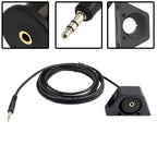 AUX Extension Flush Mount Male to Female for Car Boat Truck Dashboard 1M