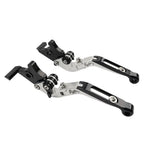 Silver Extendable Brake Clutch Levers for BMW F800GS/Adventure, F800R (08-18)