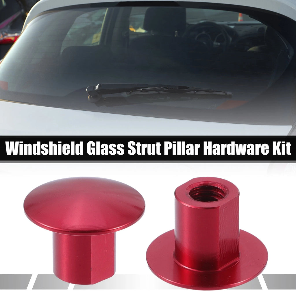 Set of 2 Rear Window Windshield Strut Pillar Hardware for Honda CRV 