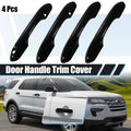 Set of 4 Side Door Handle Cover Trim for Ford Explorer (2020–2022) Black