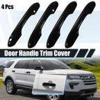 Set of 4 Side Door Handle Cover Trim for Ford Explorer (2020–2022) Black