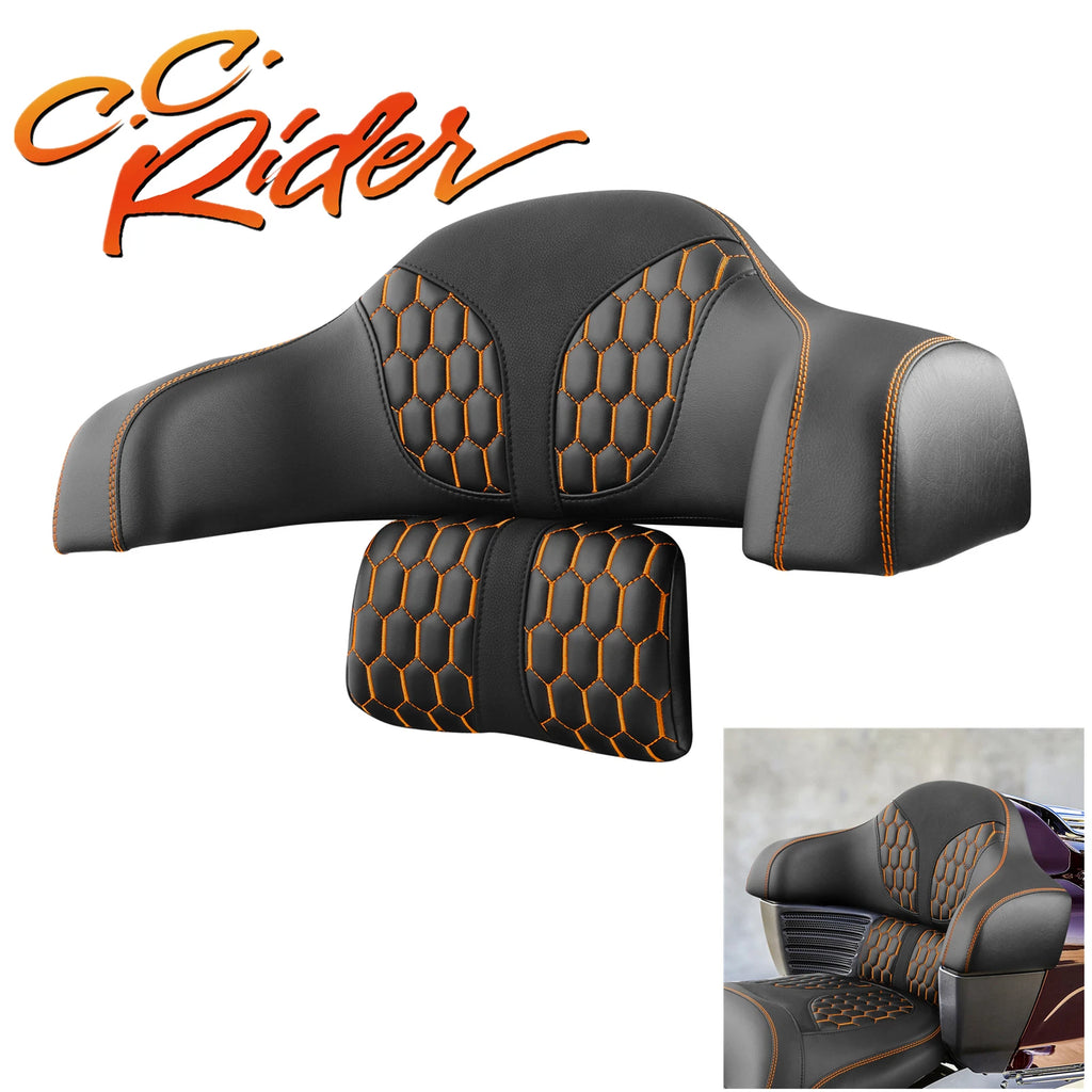 Rear Trunk Passenger Backrest Pad for Indian Chieftain (2014–2023)