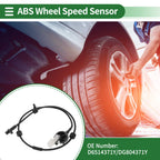 ABS Wheel Speed Sensor No.D6514371Y for Mazda 2 (2007–2014) Rear Left/Right