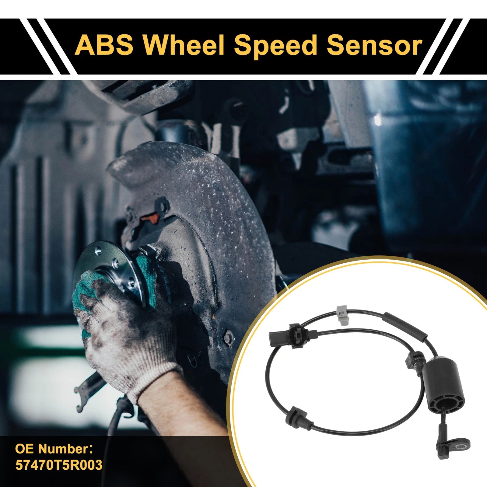 ABS Wheel Speed Sensor No. 57470T5R003 for Honda Fit (2015–2020)